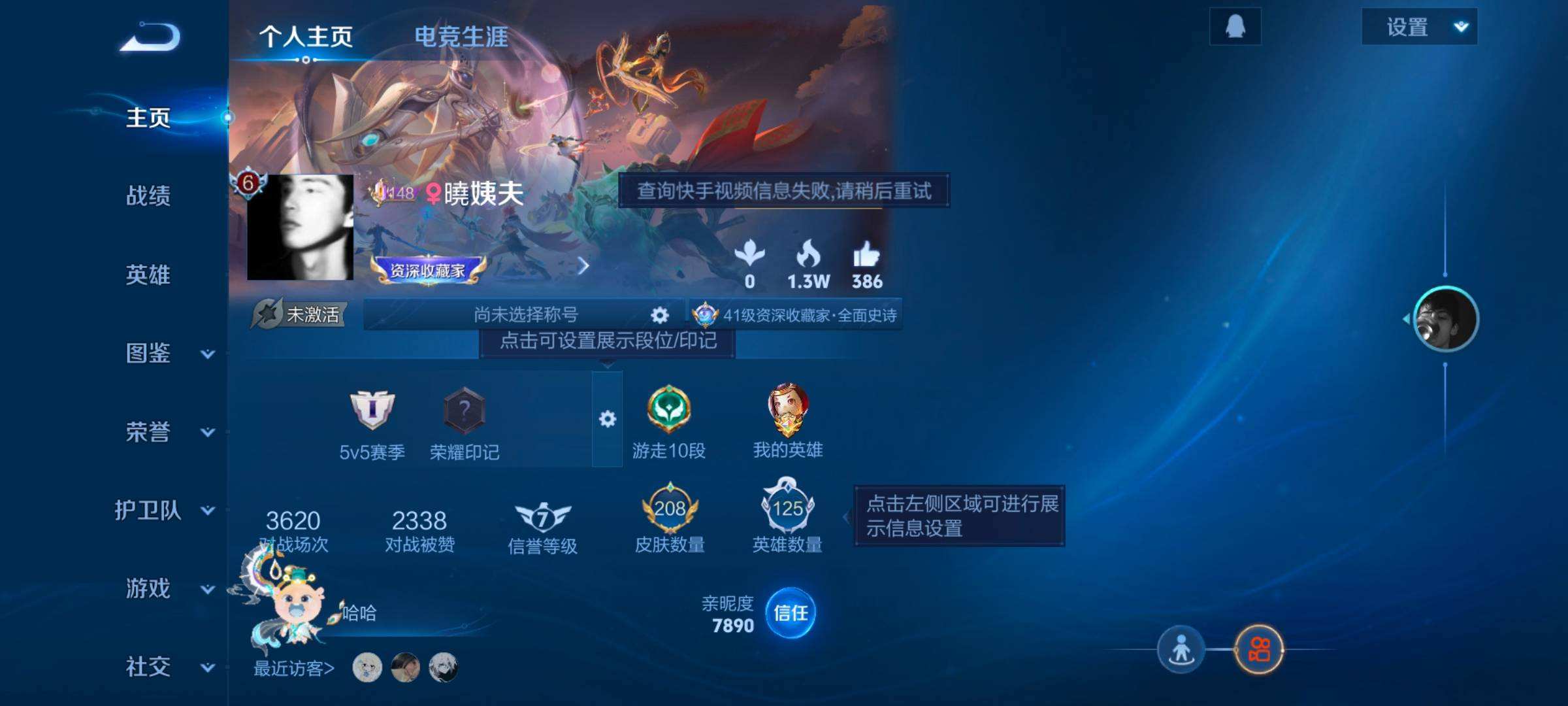 WZQM3461466王者荣耀账号详情图3