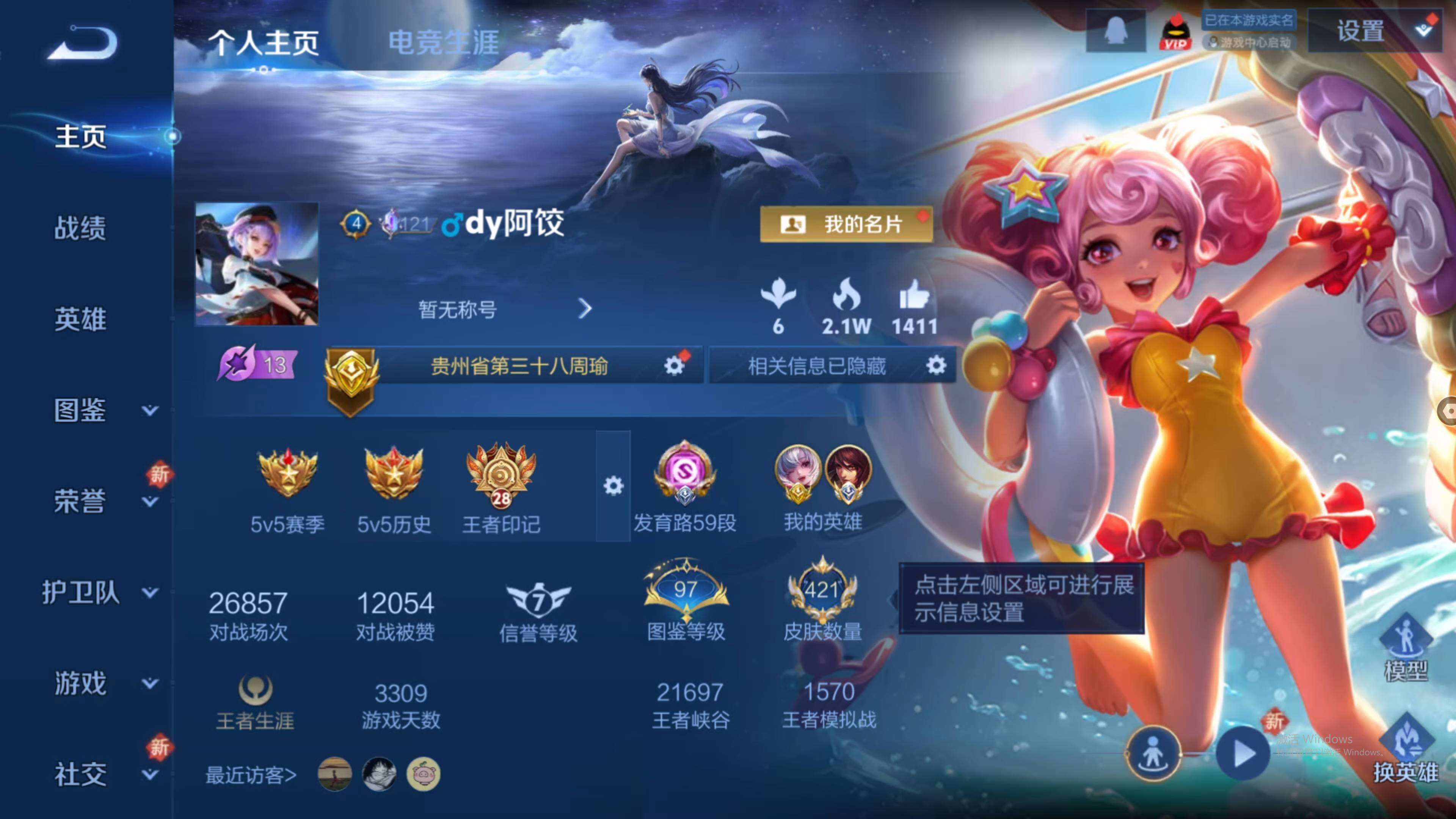 WZQM3478527王者荣耀账号详情图3