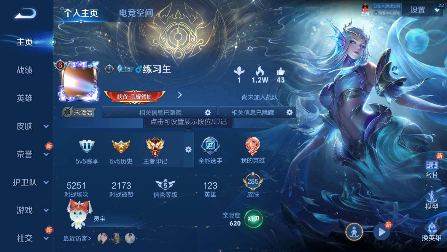 WZQM417896王者荣耀账号详情图6 WZQM417896王者荣耀账号详情图6