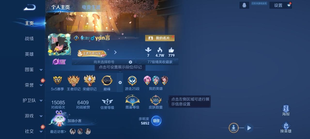 WZQM481188王者荣耀账号详情图9 WZQM481188王者荣耀账号详情图9