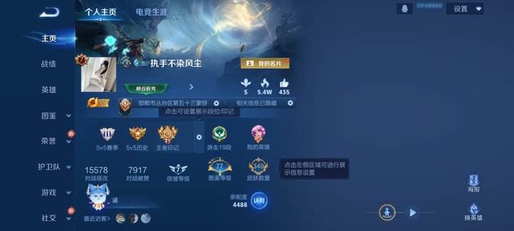 WZQM486732王者荣耀账号详情图3