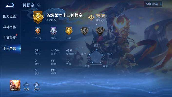 WZQM471777王者荣耀账号详情图16