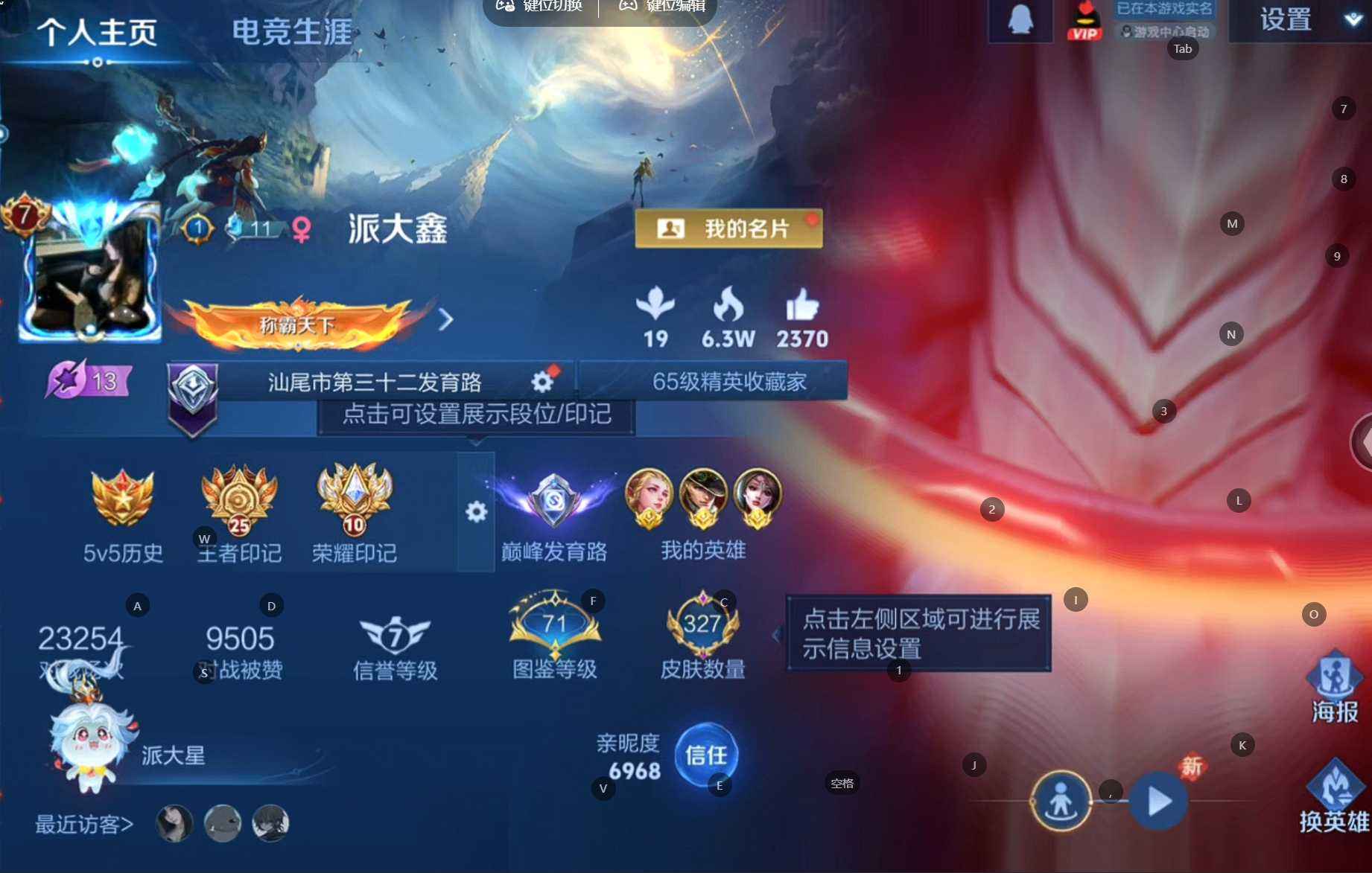 WZQM494524王者荣耀账号详情图3