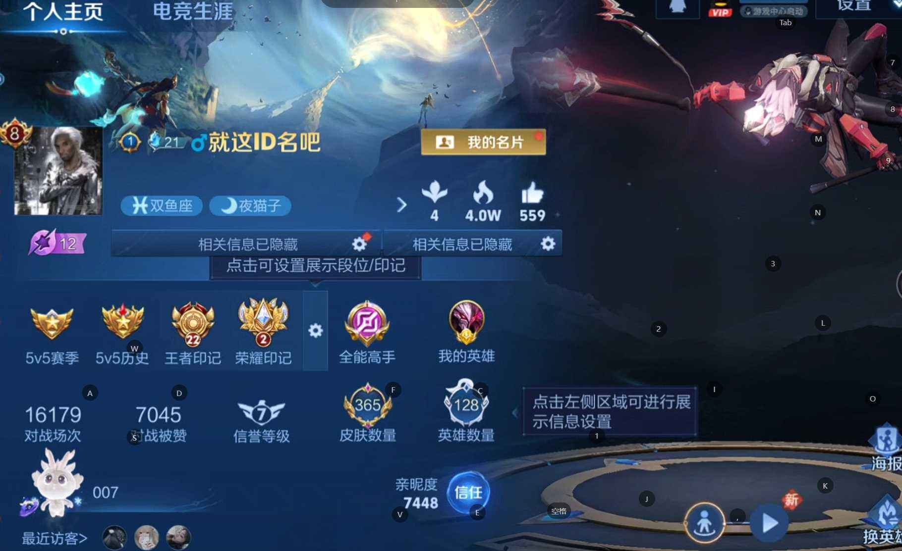 WZQM494527王者荣耀账号详情图3