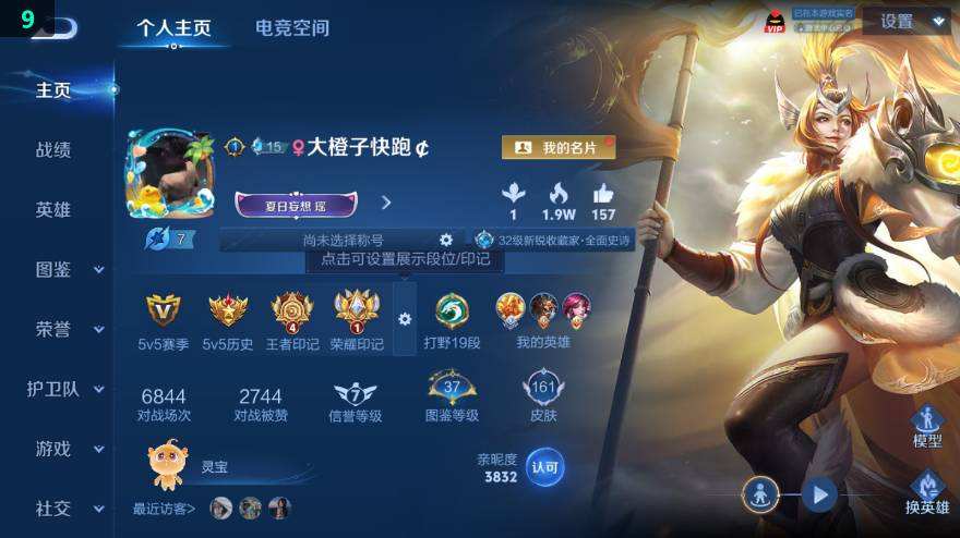 WZQM485796王者荣耀账号详情图3