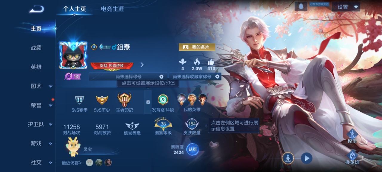 WZQM4108360王者荣耀账号详情图6