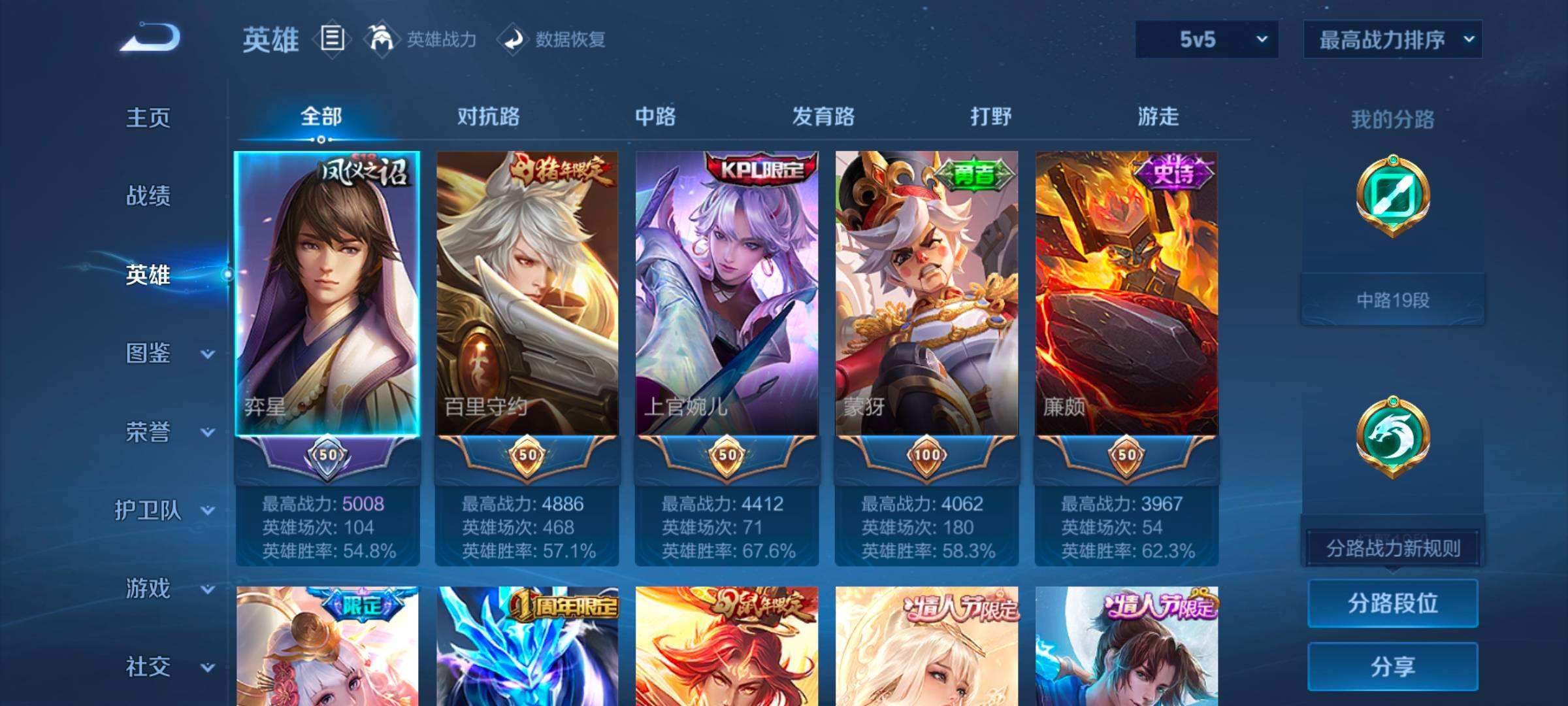 WZQM4291787王者荣耀账号详情图6