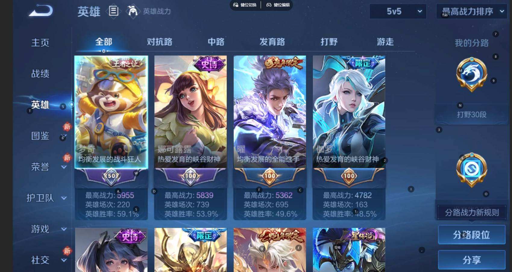 WZQM4270264王者荣耀账号详情图3