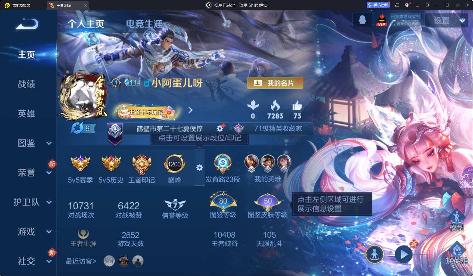 WZQM4307535王者荣耀账号详情图4