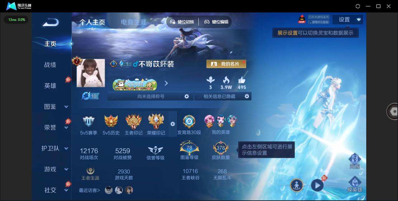 WZQM4295061王者荣耀账号详情图3 WZQM4295061王者荣耀账号详情图3