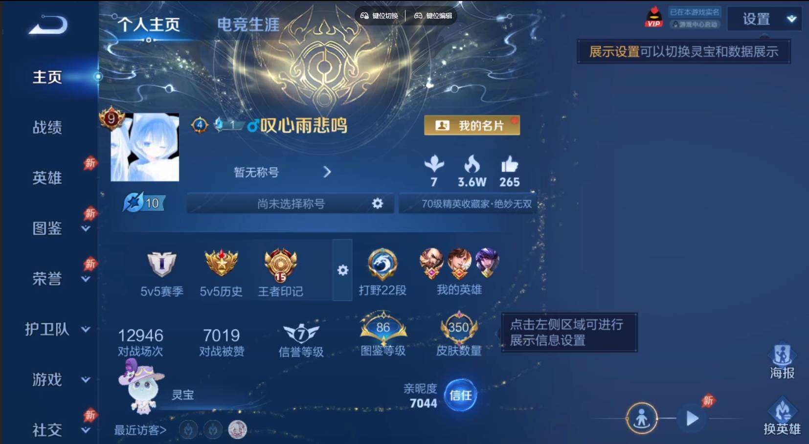 WZQM4289866王者荣耀账号详情图3