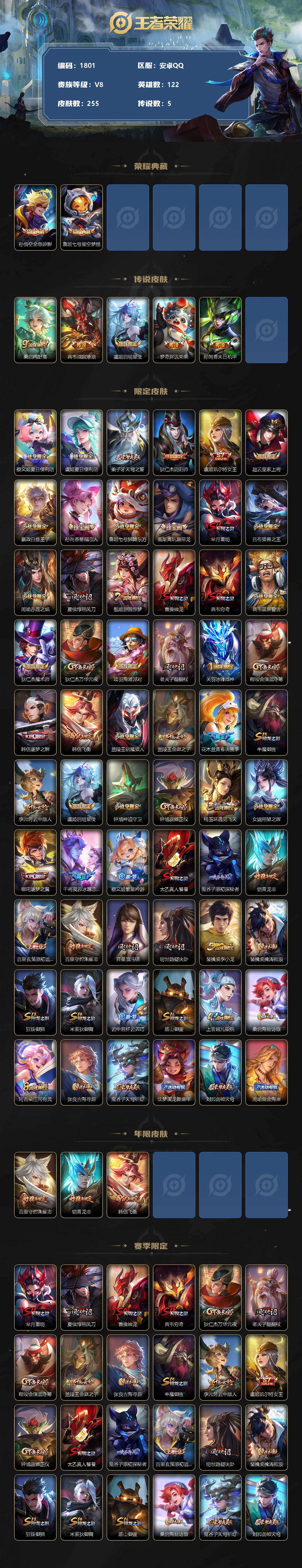 WZQM4177380王者荣耀账号详情图3