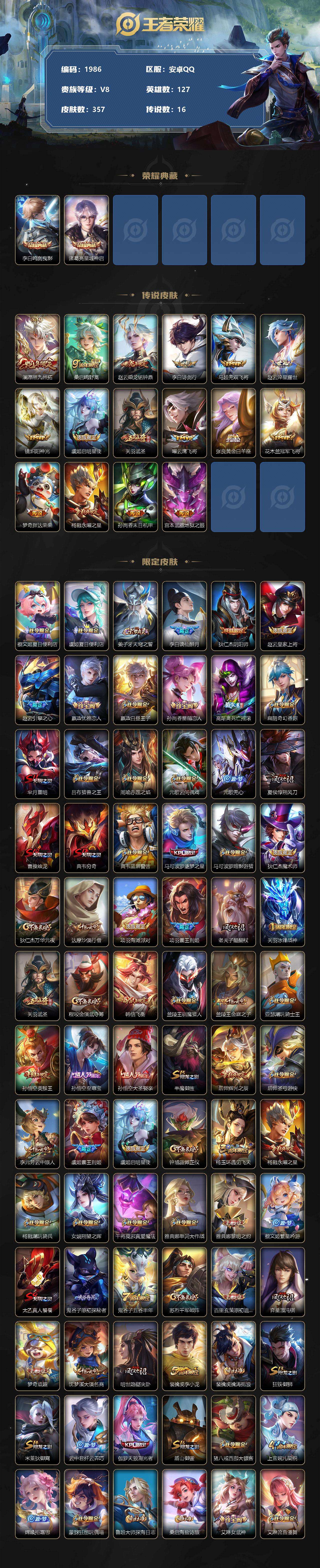 WZQM4273249王者荣耀账号详情图3